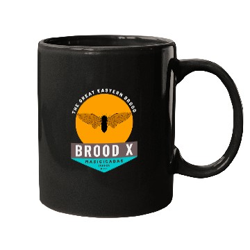 Discover Cicada Brood X Bugs 2Eastern Reemergence Insects 17 Years Mugs