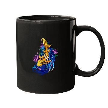Discover Tattoo Ink Japanese Koi Fish Tattoo Art Inspired Design Mugs