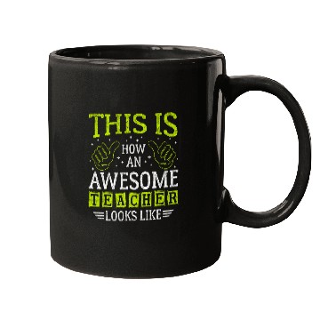 Discover Funny Quote Thumbs Up Awesome Teacher Assistant Mugs