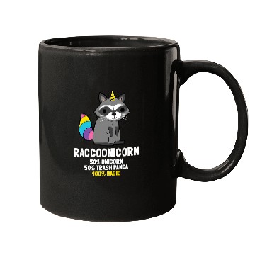 Discover Raccoonicorn Trash Panda Raccoon Unicorn Mugs