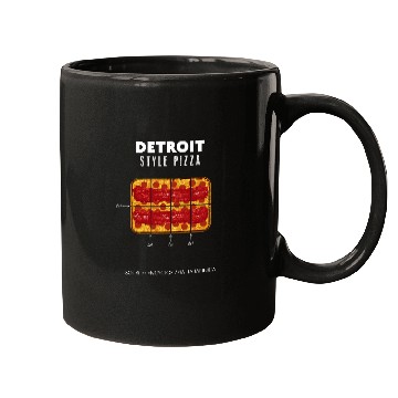 Discover Detroit Style Pizza 1 Mugs