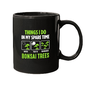 Discover Bonsai Tree Keeping and Funny Gardener Mugs