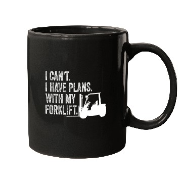 Discover Certified forklift operator fork lift designated driver Mugs
