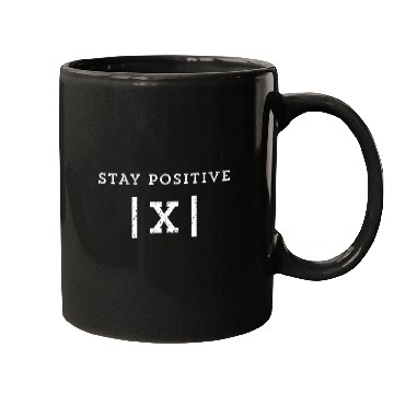 Discover Stay Positive Math Teacher School Student Funny 2 Mugs