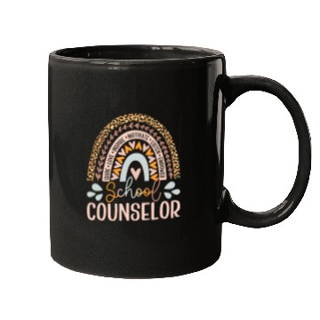 Discover School Counselor Because Your Life Worth My Time RainBow Mugs