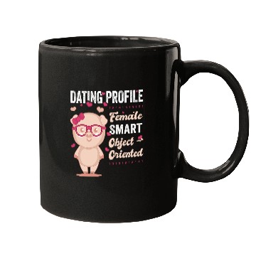 Discover Pig Lover Womens OOP Dating Object Oriented Pig Programming Software Engineer Mugs