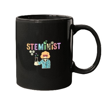Discover Retro STEMINIST Technology Science STEM Women In Engineering Mugs
