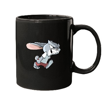 Discover Rabbits Funny Angry Bunny Mugs