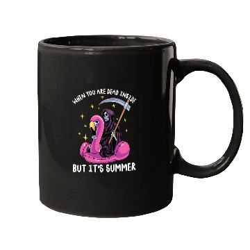 Discover When You Are Deads Inside But Its Summer Grim Reaper 106 Mugs