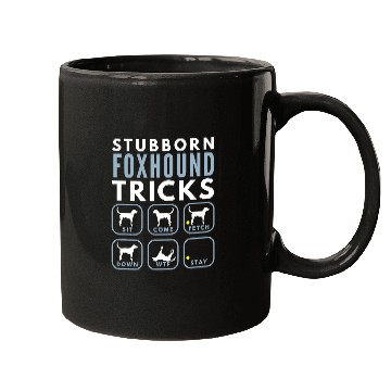 Discover Stubborn American Foxhound Tricks Dog Training Mugs