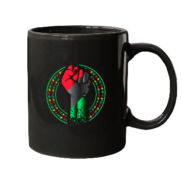Discover Black History Month Apparel BLM Pro Black Power Fist Mugs