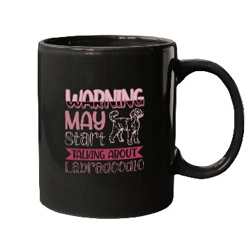 Discover Warning May Start Talking About Labradoodle Dog 2 Mugs