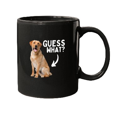 Discover Labrador Lab Dog Guess What Yellow Lab Butt Funny Labrador Retriever Owner Mugs