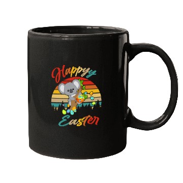 Discover Funny Bear vintages Retro Happy Easter Bunny Koala Bear Easter Eggs Cute Bears Mugs