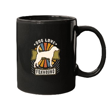 Discover Foxhound vintages Classic Retro Dog Lover Mugs