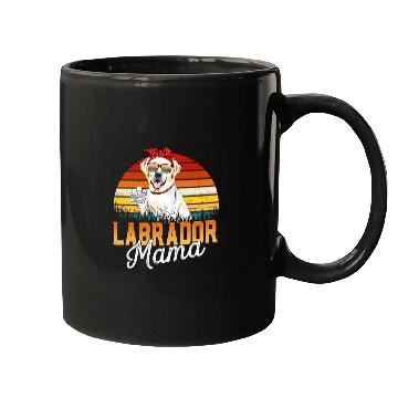 Discover Labrador Lab Dog Yellow Lab Mama bests Labrador Mom Ever Mothers Day Dog Mom Mugs