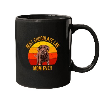Discover Labrador Lab Dog Funny Chocolate Lab Mom Women Labrador Retriever Mama 3 Mugs