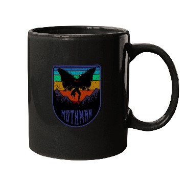 Discover Mothman Cryptid Humanoid Creature Cryptidcore Folklore 78 Mugs