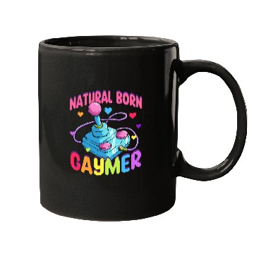 Discover LGBT Pride Natural Born Gaymer LGBTQ Gay Gamer Pride Month Gaming LGBT 219 Mugs