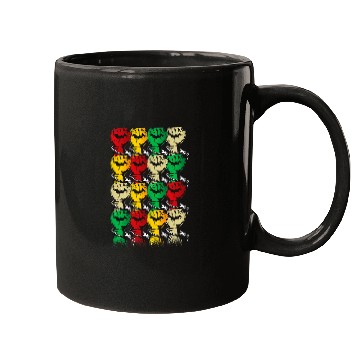 Discover Black history month Black Power Fists for Black Equality Mugs