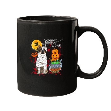 Discover Mummy St Bernard Dog Halloween Dog Scary Pumpkins Lover Mugs