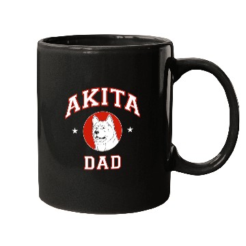 Discover Dog Akita Dad Dog Father Mugs