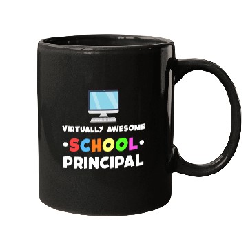 Discover School Principal Appreciation Virtually Awesome Mugs