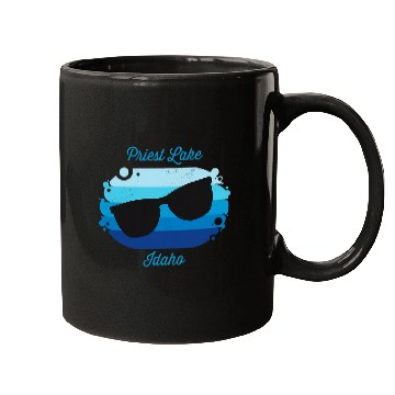 Discover Priest Lake Idaho Souvenir Graphic Mugs