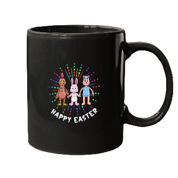Discover Rabbits Easter bunny Easter lamb and hen Happy Easter Mugs