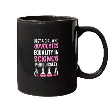 Discover Equality In Science Female Technology Student STEMinist Mugs