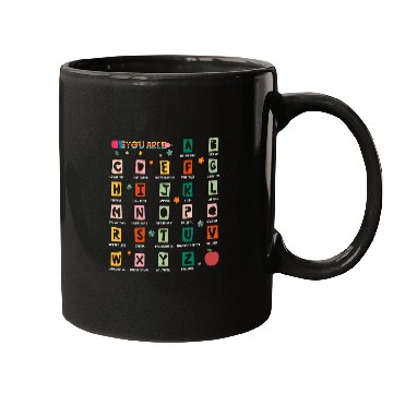 Discover ABC Affirmation Alphabet Back To School Teacher Mugs
