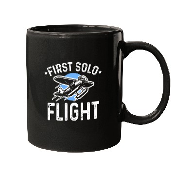 Discover First Solo Flight T New Pilot 1 Mugs