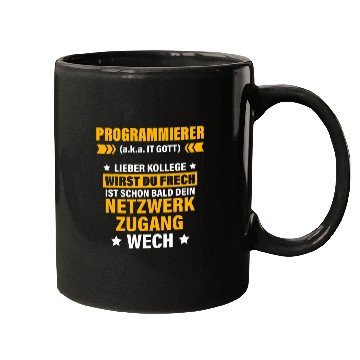 Discover Programmer aka IT God funny saying Mugs