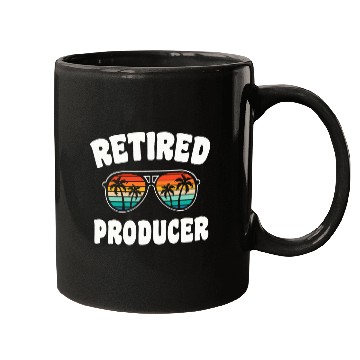 Discover Retired Producer Funny Retirement Congratulations Mugs