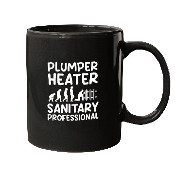 Discover Plumper heater sanitary professional Men Evolution Plumber 1 Mugs