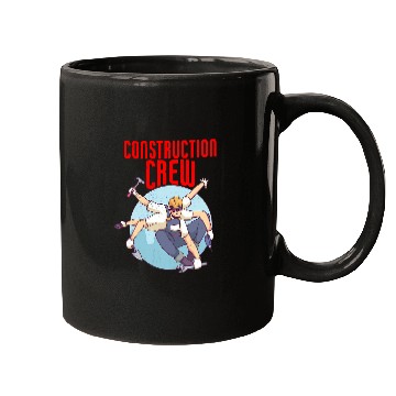 Discover Construction Crew Construction Worker Mugs