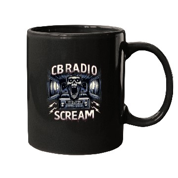 Discover CB Radio Scream Haunting Trucker Mugs
