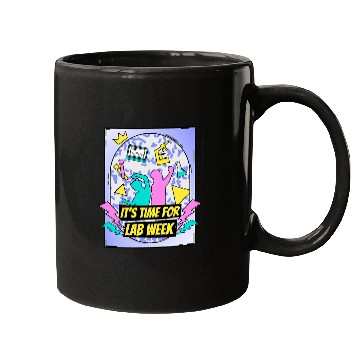 Discover Lab Week Laboratory Tech 90s Theme Technologist Scientist Mugs
