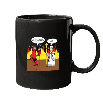 Discover Funny Catholic for Pope Skeptics Mugs