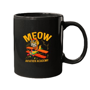 Discover Meow Aviation Academy CoPilot Mugs