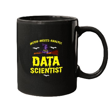 Discover Halloween Data Scientist Mining Analyst Statistics Data Nerd 2 Mugs