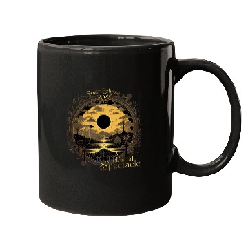 Discover Annular Solar Eclipse Fan Celestial Spectacle Mugs