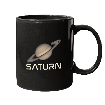 Discover Planet Saturn Solar System Astronomy Science Teacher Student Mugs