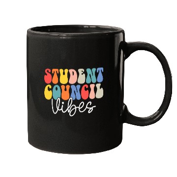 Discover Groovy Student Council Vibes School Student Council 1 Mugs
