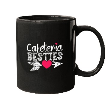 Discover Cafeteria Besties Crew Squad School Lunch Lady Worker Mugs
