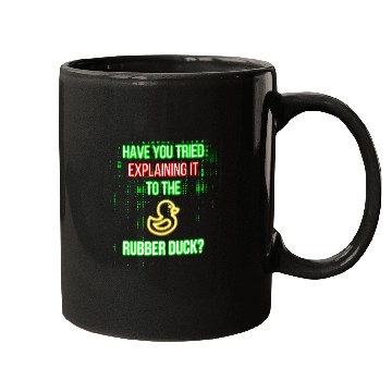 Discover have you tried explaining it to the rubber duck Mugs