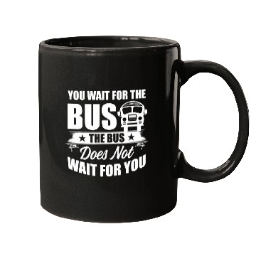 Discover Fun School Bus Driver Student Stop Shelter Joke Mugs