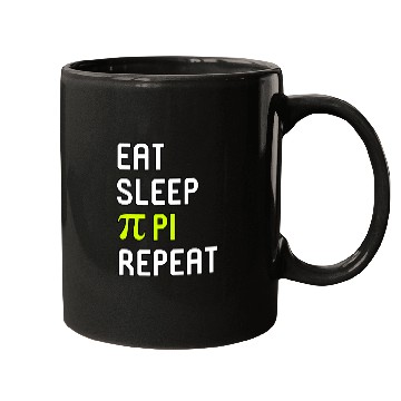 Discover Eat Sleep Pi Repeat Inspirational Math Student Teacher Mugs