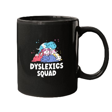 Discover Dyslexics Squad Speech Therapy Awareness Dyslexic Dyslexia Mugs