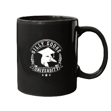 Discover Silly Goose University Funny School Student Meme 2 Mugs